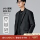 海上公路轻量化户外便西男士 秋季 易打理休闲通勤黑色防晒西服外套