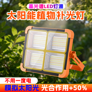 太阳能植物补光灯 室外庭院果蔬绿植多肉上色专用全光谱led生长灯