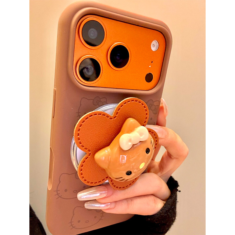 甜美线条花朵猫咪磁吸支架适用苹果17promax手机壳iPhone17女新款16复古15日韩14可爱16Pro防摔15pro保护套13,3C数码配件,手机保护套/壳,淘宝优惠券,粉丝福利购,淘宝优惠卷