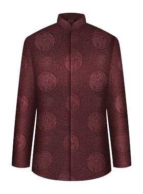 善唯高档寿衣男全套纳福唐装老人生日寿服北京殡葬用品