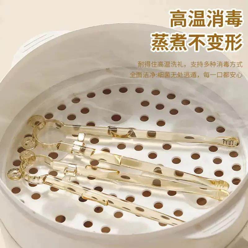 【下单减5KZC0】宝训练宝筷PPS筷子学习筷自动回U弹防摔防立滑ZF