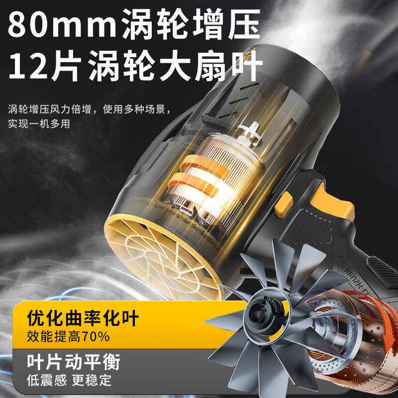 玟若精选施工除尘器大功率暴风吹风机工业鼓风机锂电池吹尘雪神器