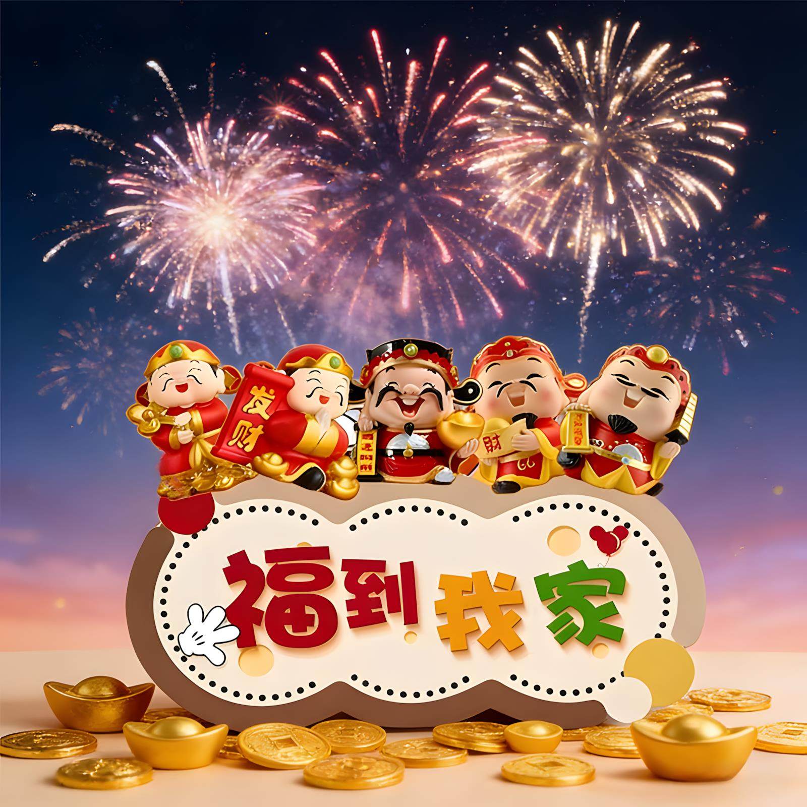 2026新款客厅财神摆件,家居饰品,桌面摆件,淘宝优惠券,粉丝福利购,淘宝优惠卷