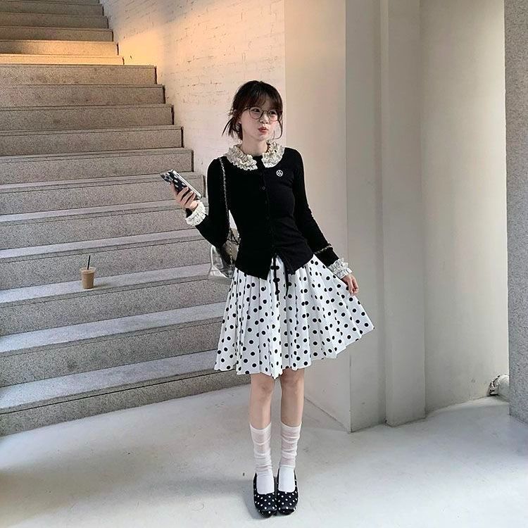 韩系学院风减龄穿搭一整