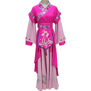 速发戏剧戏曲蹈鬟款头表演服装越剧新丫旦角海浪绣花宫团体舞丫戏