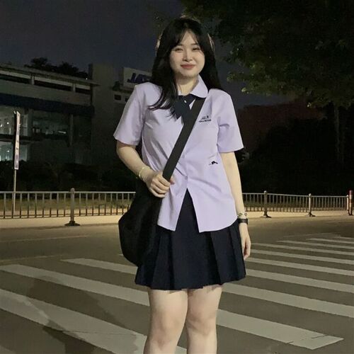 速发高中生泰国校服院业班服套装学毕风泰式JK制服百褶裙夏