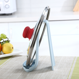 速发锅盖架厨房立式的汤勺锅子放收纳架勺家用坐式菜板案板置物架