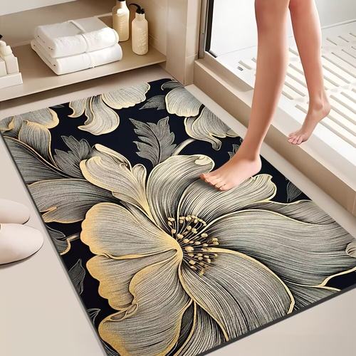 硅藻泥地垫吸水防滑浴室入户门