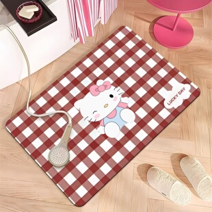 硅藻泥吸水地垫浴室卫生间门口进门入户防滑脚垫子洗手间厕所地毯