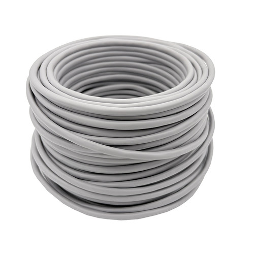 26AWG RJ50纯铜线材10P10C圆线双绞线带屏蔽10芯灰色工程线散线
