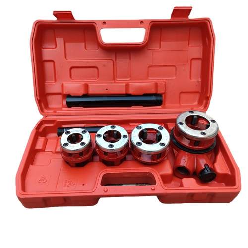 63型管子铰板扳手 手动水管套丝机 丝锥绞板 62轻型管子铰板