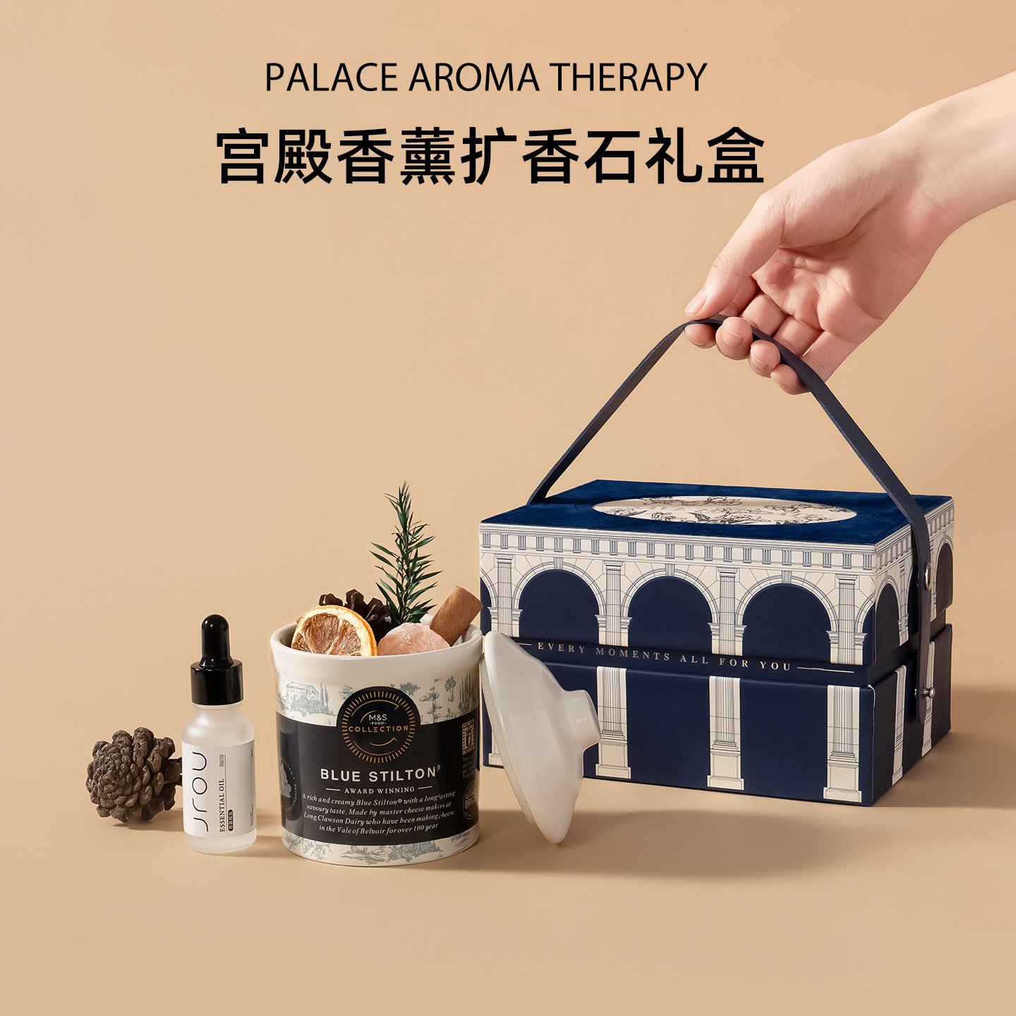法式复古香薰礼盒闺蜜生日礼物图片