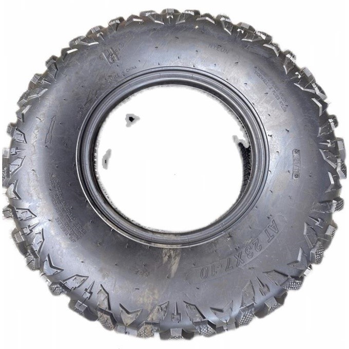 ATV四轮沙滩车配件 改装前23*7-10寸后22*10-10寸A花越野真空轮胎
