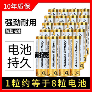 七号aaa五号aaa麦克风KTV话筒鼠标家 耐用持久碱性电池5号7号
