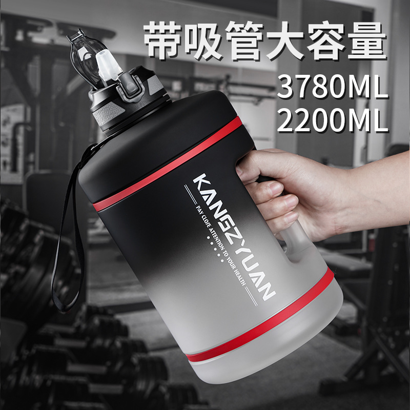 大容量运动健身水壶吨水桶2200ml