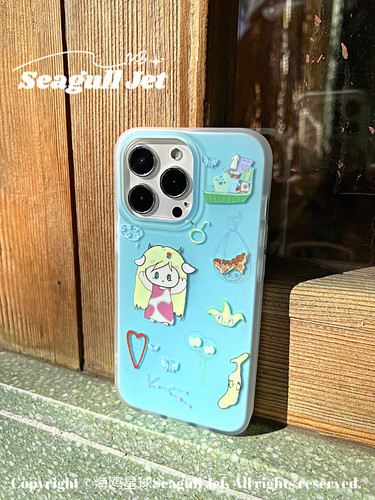 原创iphone双层imd可爱设计感