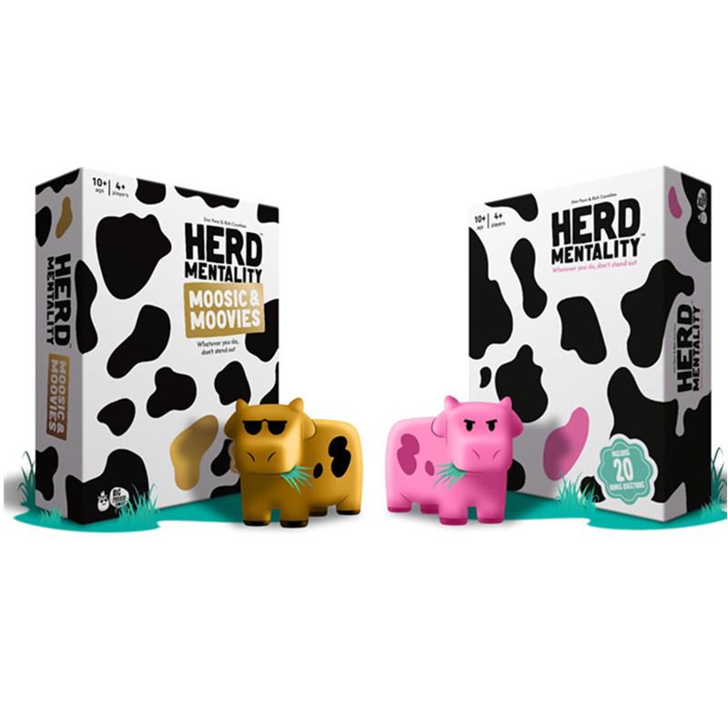 英文版 Herd mentality奶牛休闲聚会游戏卡牌