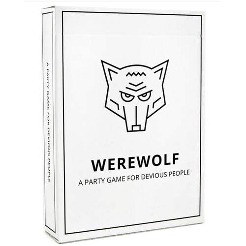 全英文版Werewolf devious小白狼休闲桌游卡牌狼人系列
