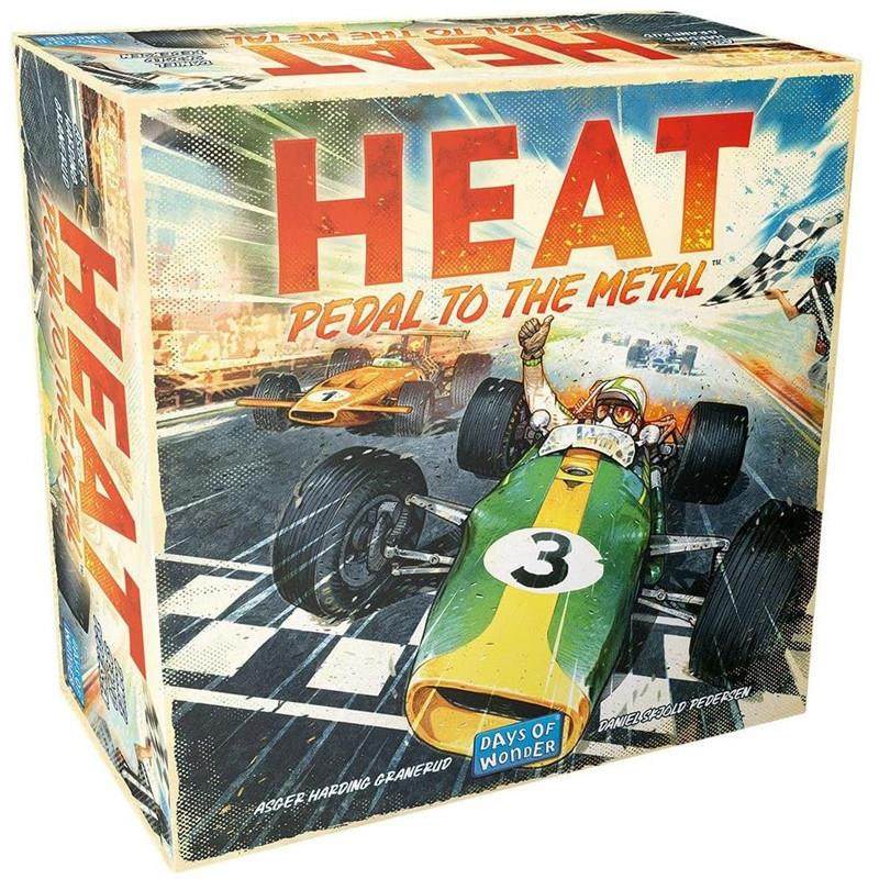 全英文狂热赛车桌游卡片游戏Heat pedal to the metal策略游戏卡