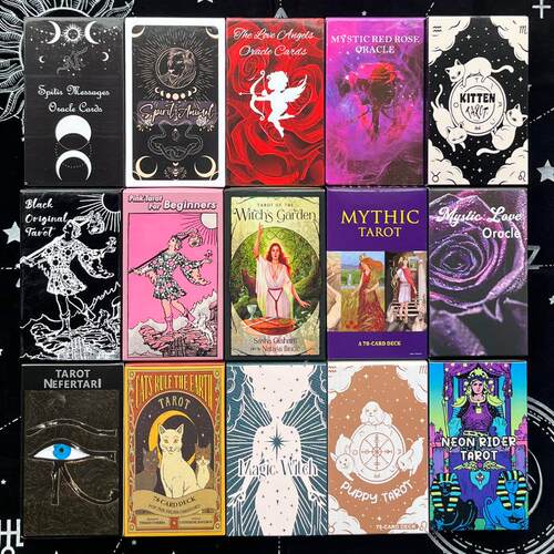 热销700款英文版塔罗牌Tarot cards桌游Oracle Cards纸牌游戏