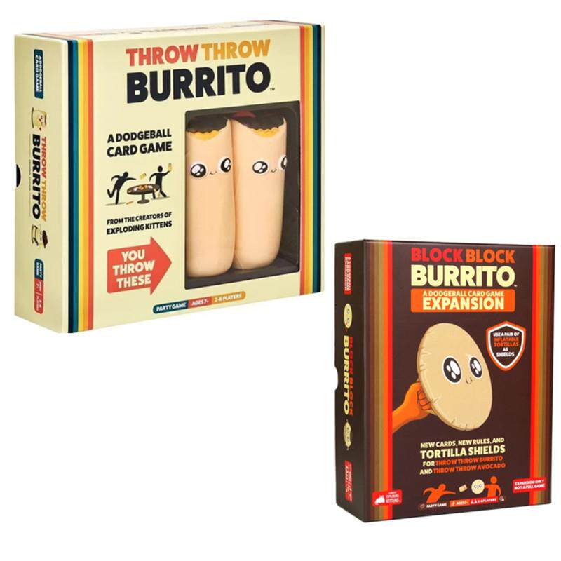 英文抛玉米Block burrito墨西哥卷饼桌游卡牌