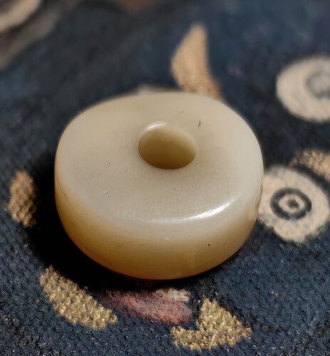大漏！【牦牛骨切片佛珠一颗】藏传小元素 高端文玩配饰懂的拍