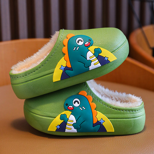儿童棉拖鞋亲子卡通可爱萌冬季