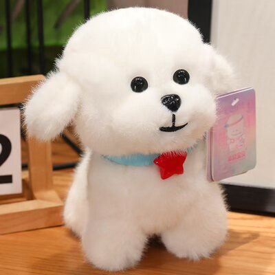 仿真狗狗毛绒公仔挂件儿童礼物