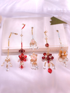 中式古典秀禾点缀用百搭民族风眉心坠链条额饰额头新娘结婚头饰品