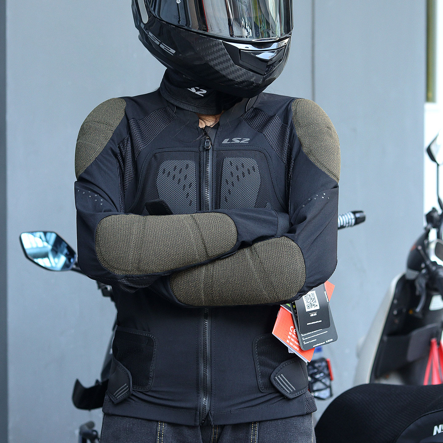 LS2摩托车骑行新款护甲衣男女透气速干机车赛车骑行服防摔软209