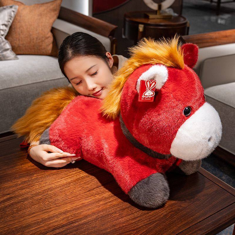 2026马年吉祥物抱枕公仔毛绒玩具大号玩偶年会礼物元旦新年生肖马,玩具/童车/益智/积木/模型,毛绒/玩偶/公仔/布艺类玩具,淘宝优惠券,粉丝福利购,淘宝优惠卷