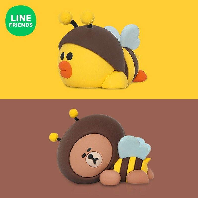 line friends布朗熊车载小摆件可爱公仔ins风汽车装饰车内用品女