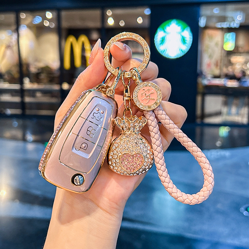 适用福特福克斯钥匙套经典壳车翼虎包12款两厢扣17女福睿斯蒙迪欧