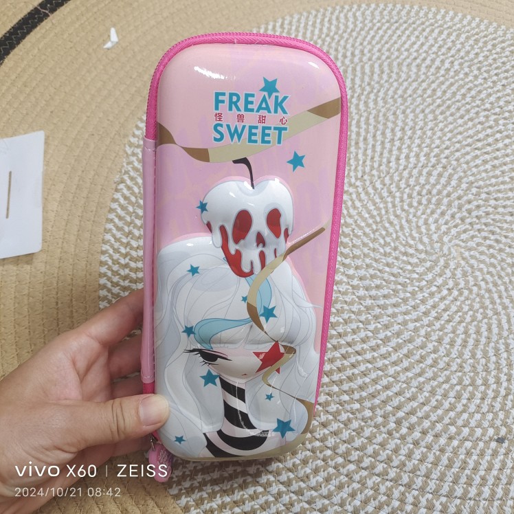优M怪兽甜心女童文具盒笔袋