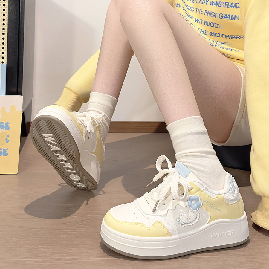 回力可爱猫咪小白鞋女2026爆款多巴胺学生鞋子甜妹厚底韩版板鞋女,女鞋,休闲板鞋,淘宝优惠券,粉丝福利购,淘宝优惠卷