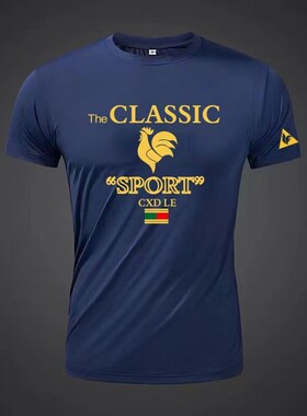 【香港BHAK&男装设计】法国公鸡薄款透气潮牌圆领半袖男士短袖t恤