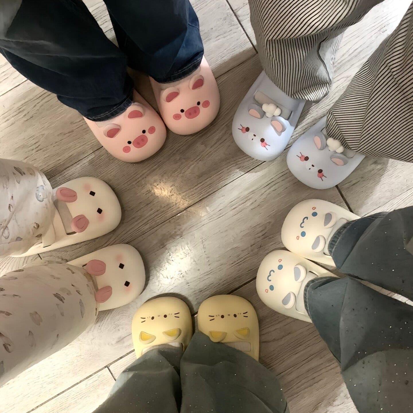 玛丽珍洞洞鞋女款防滑足弓可爱卡居家凉拖/凉鞋