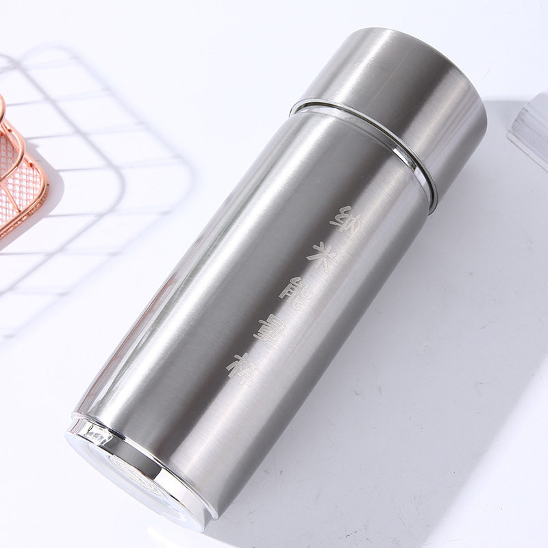 304不锈钢保温杯高口纳米能量杯商务保健杯托玛琳杯弱碱性水杯