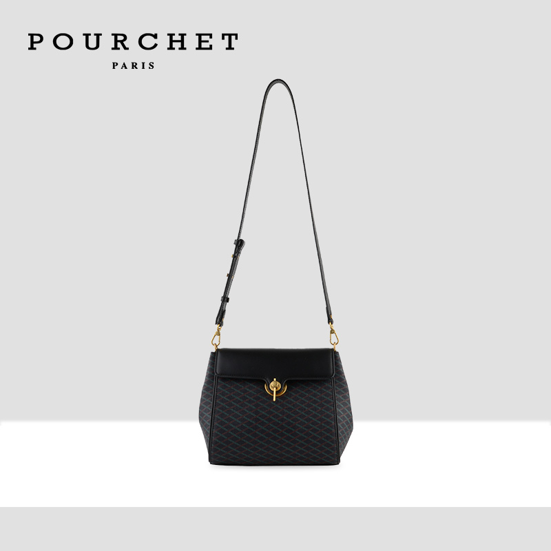 时钟包单肩斜挎女包通勤包包