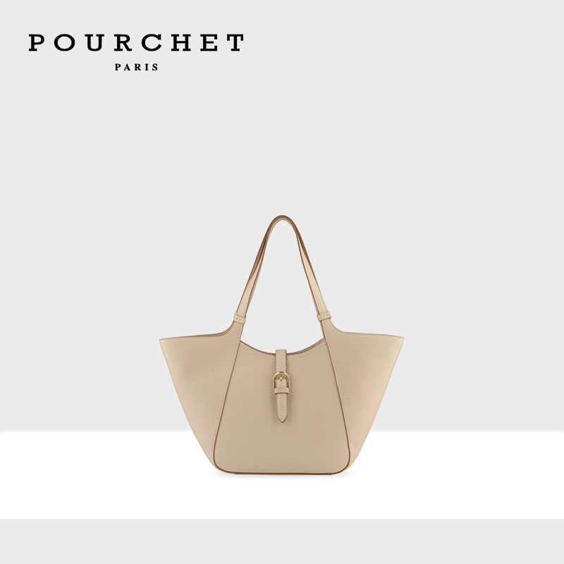 中号蝴蝶包通勤托特包搭扣设计