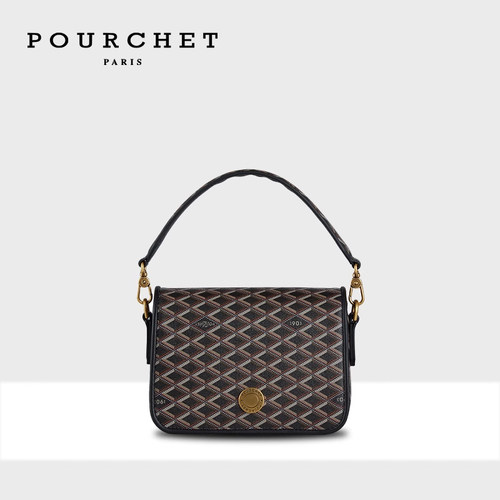 POURCHET/宝榭法式帆布小香包