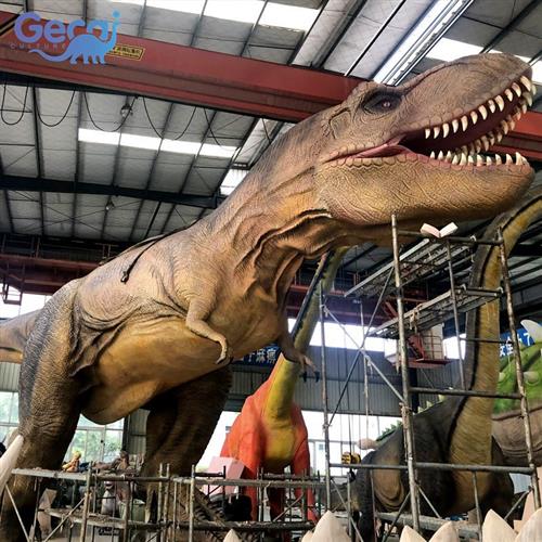 自贡大型仿真恐龙景区公园游乐场科技馆动物园霸王龙模型制作厂家