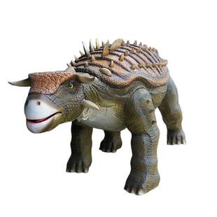 定制大型仿真恐龙电动甲龙模型主题景区博物馆展览装饰摆件