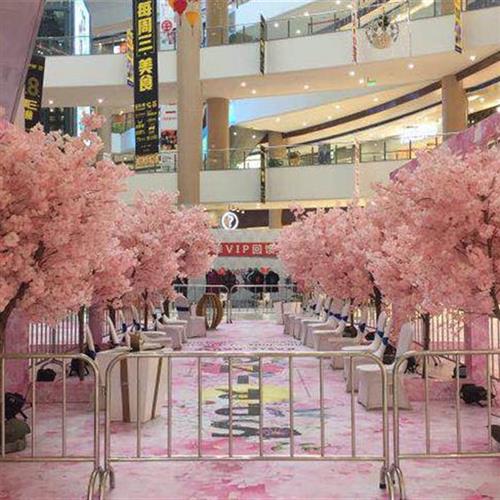 仿真樱花树仿真园林酒店装饰樱花树工厂供应树脂工业品植物摆件