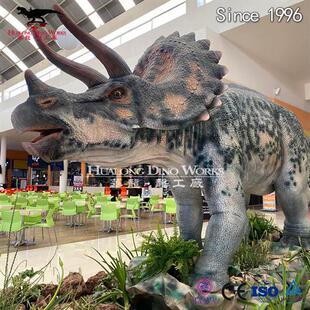 模型摆件恐龙仿真三角龙迅猛龙甲龙恐龙模型制作工厂专业定制