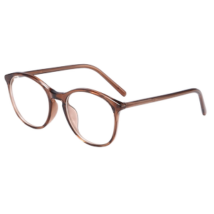 小香眼镜3282超轻茶色眼镜框女近视可配度数tr90复古椭圆素颜神器