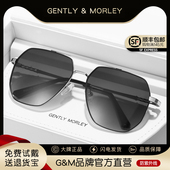 GM高级感飞行员太阳镜男士 开车专用眼镜2025新款 双梁偏光驾驶墨镜