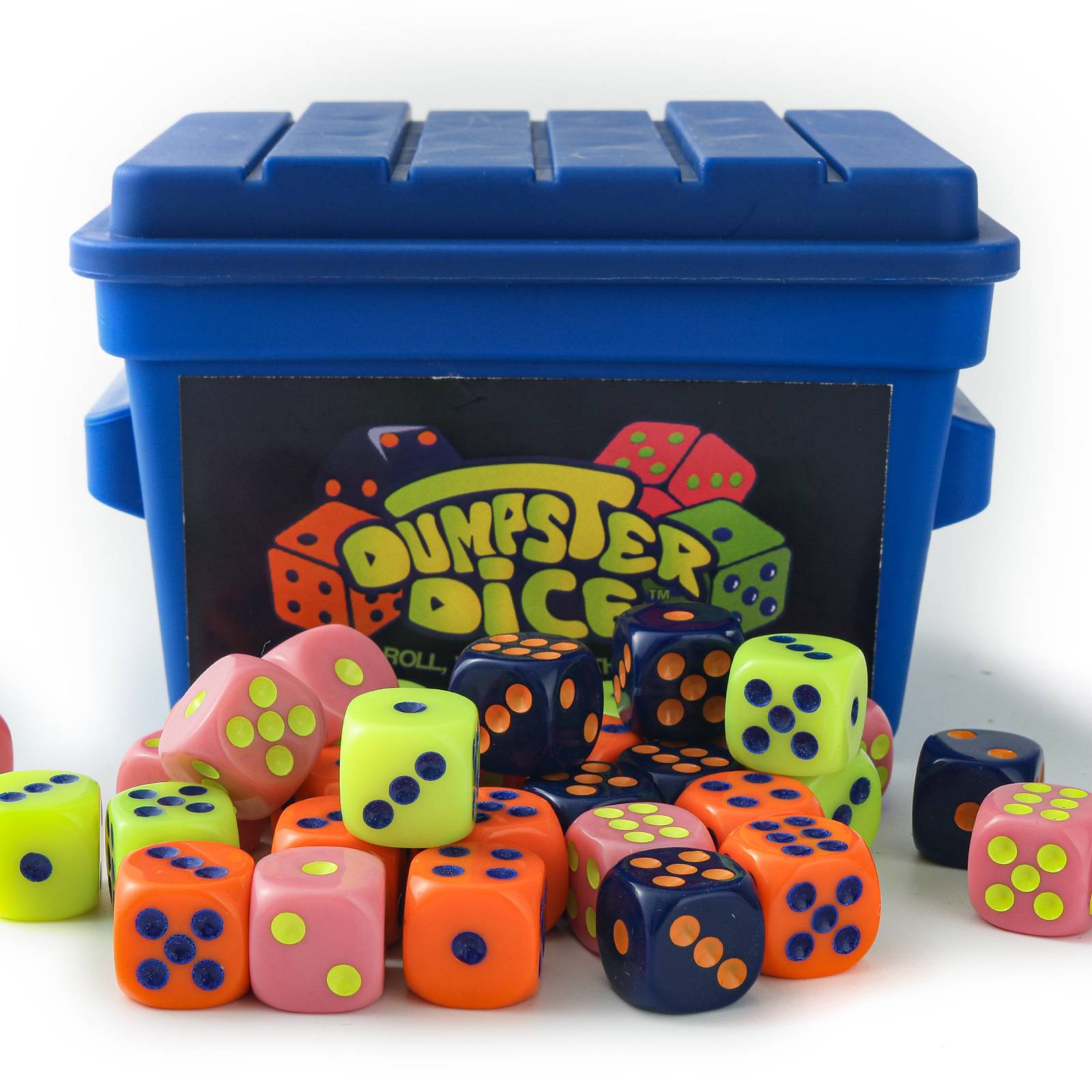 新品 Dumpster Dice - 快节奏家庭骰子游戏适合家庭游戏之夜