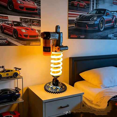 爆款 Suspension Shock Absorber Desk Lamp 悬挂避震器台灯