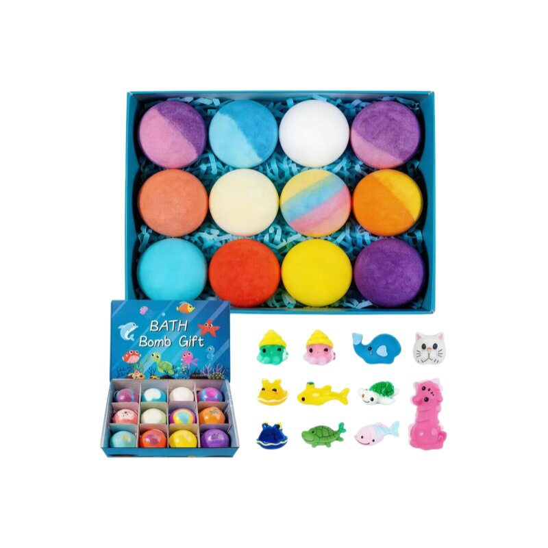 浴球礼盒 Bath Bombs for Kids with Surprise SPRING Inside